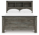 Frandern Full Bookcase Panel Bed with Storage, Dresser, Mirror and Chest from Ashley - Luna Furniture