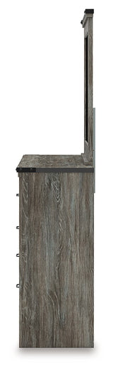 Frandern Full Bookcase Panel Bed with Storage, Dresser, Mirror and Chest from Ashley - Luna Furniture