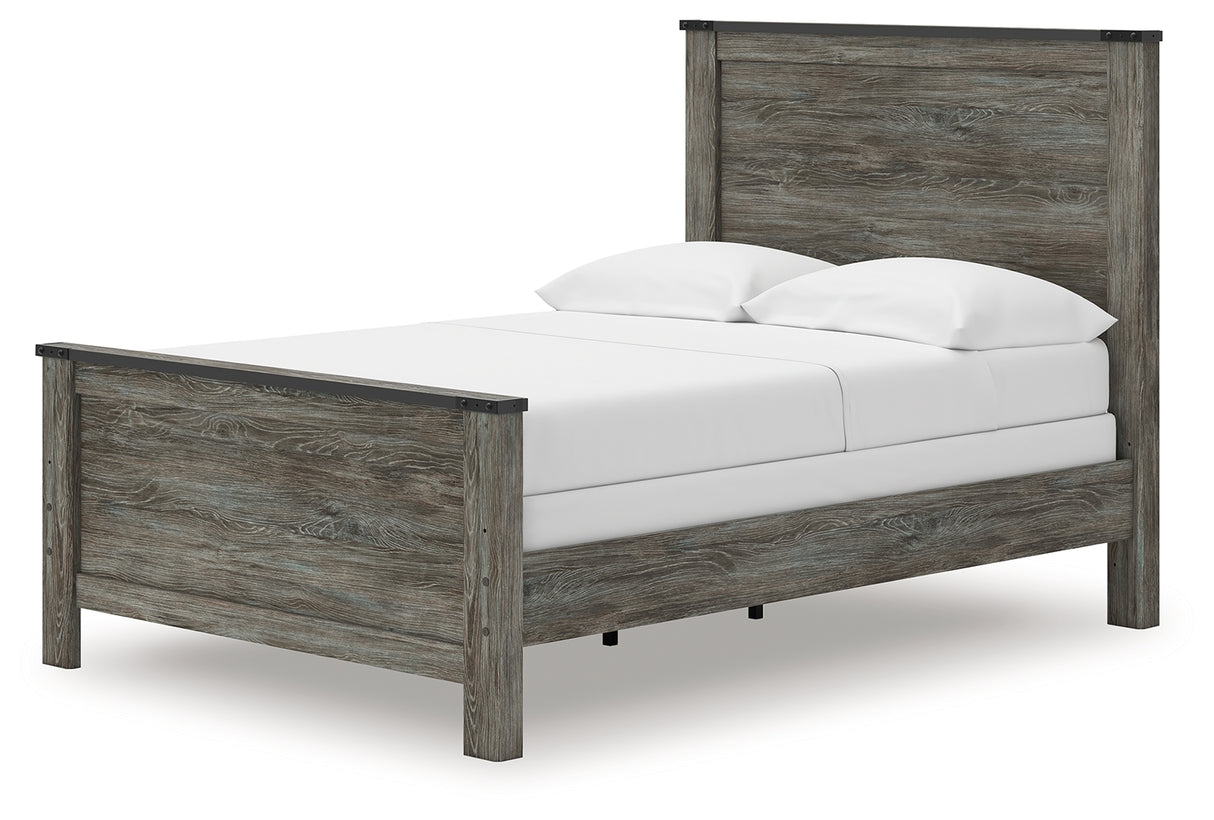 Frandern Full Panel Bed, Dresser and Mirror from Ashley - Luna Furniture