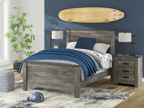 Frandern Full Panel Bed, Dresser and Mirror from Ashley - Luna Furniture