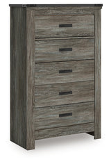 Frandern Gray Chest of Drawers from Ashley - Luna Furniture