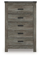 Frandern Gray Chest of Drawers from Ashley - Luna Furniture
