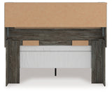 Frandern Gray Full Bookcase Panel Bed from Ashley - Luna Furniture
