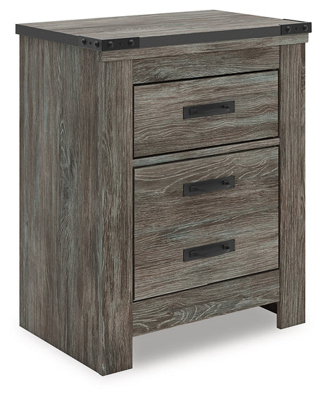 Frandern Gray Nightstand from Ashley - Luna Furniture
