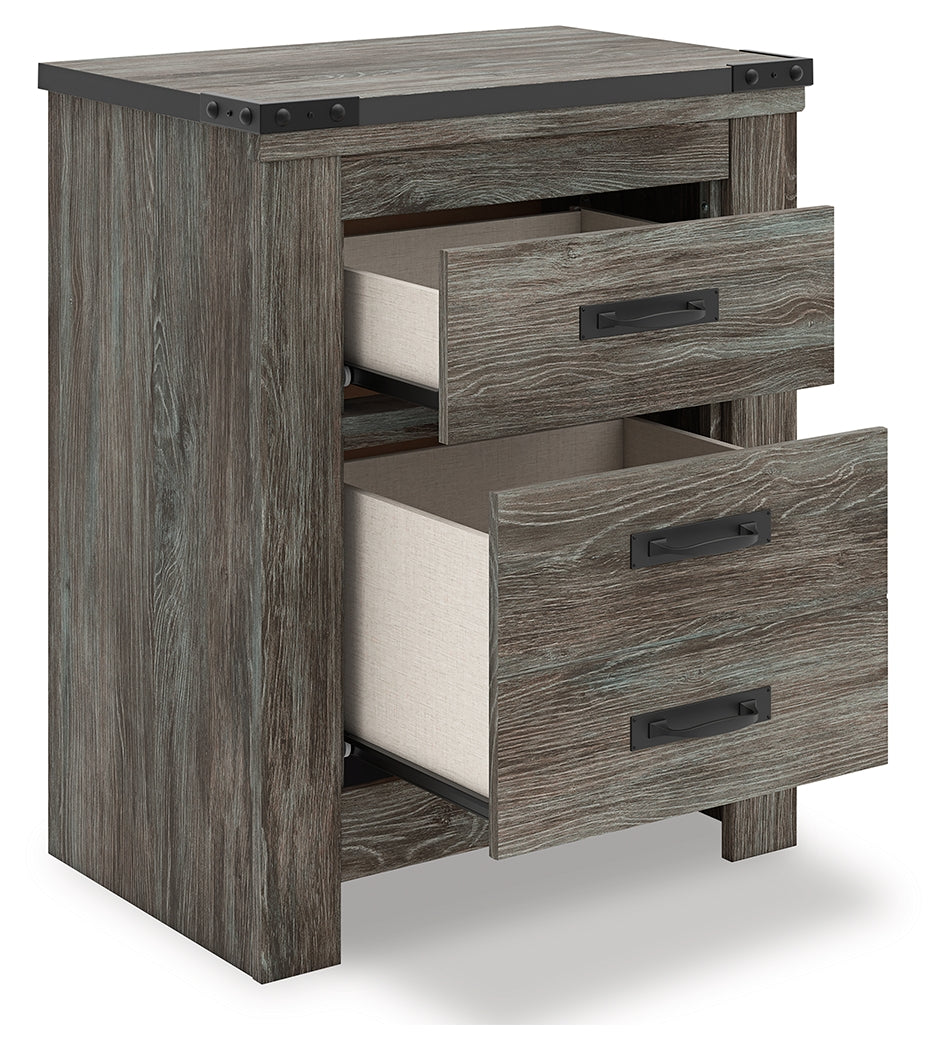Frandern Gray Nightstand from Ashley - Luna Furniture