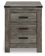 Frandern Gray Nightstand from Ashley - Luna Furniture