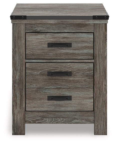 Frandern Gray Nightstand from Ashley - Luna Furniture