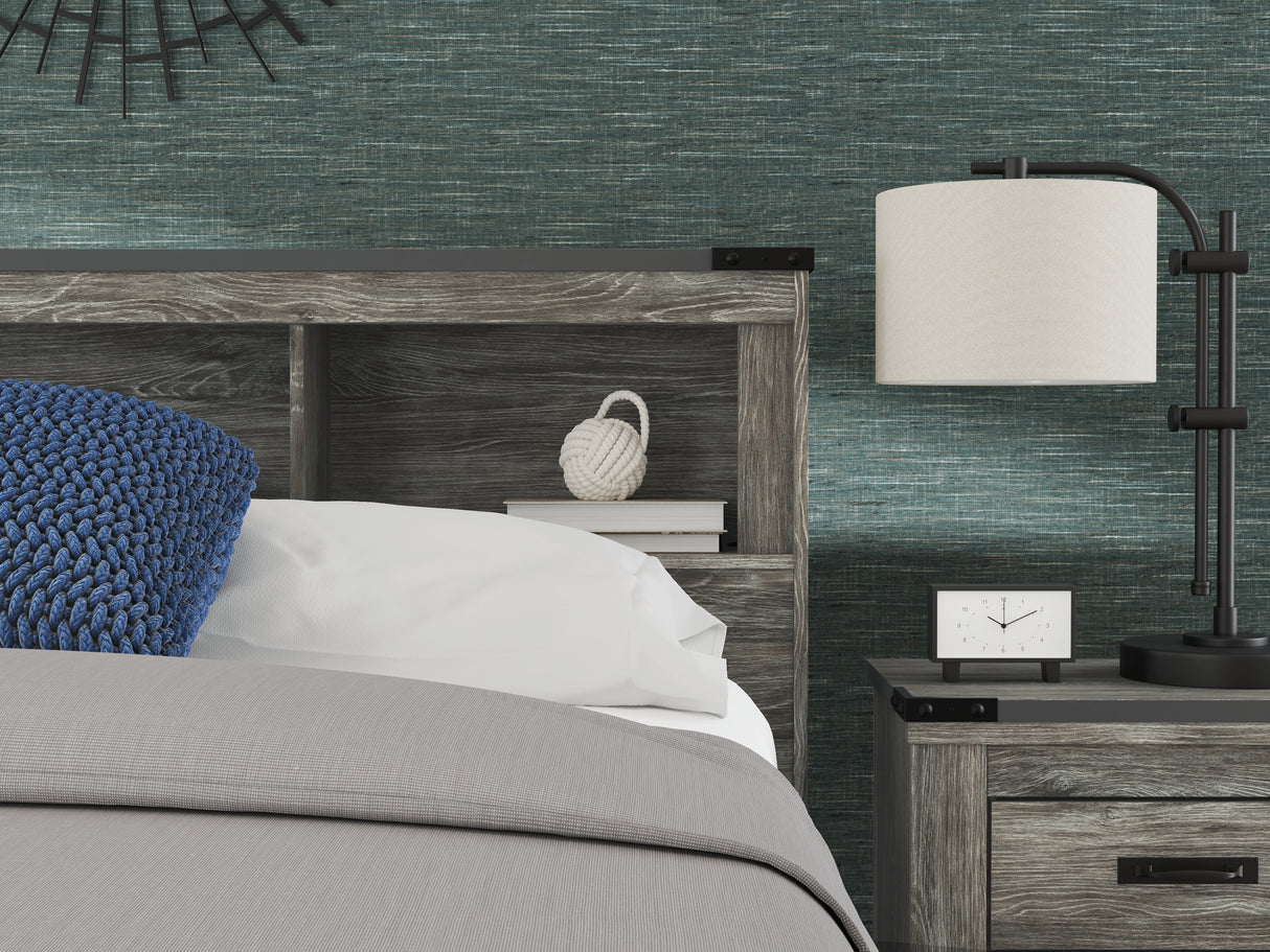 Frandern Queen Bookcase Bed, Dresser and Mirror from Ashley - Luna Furniture