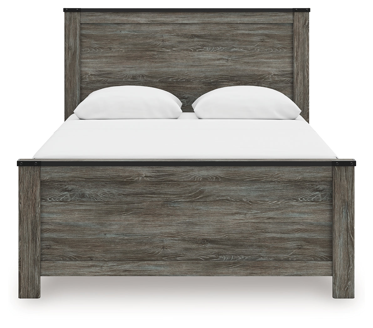 Frandern Queen Panel Bed, Dresser, Mirror, Chest and 2 Nightstands from Ashley - Luna Furniture