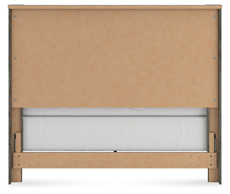 Frandern Queen Panel Bed, Dresser, Mirror, Chest and 2 Nightstands from Ashley Furniture - Luna Furniture