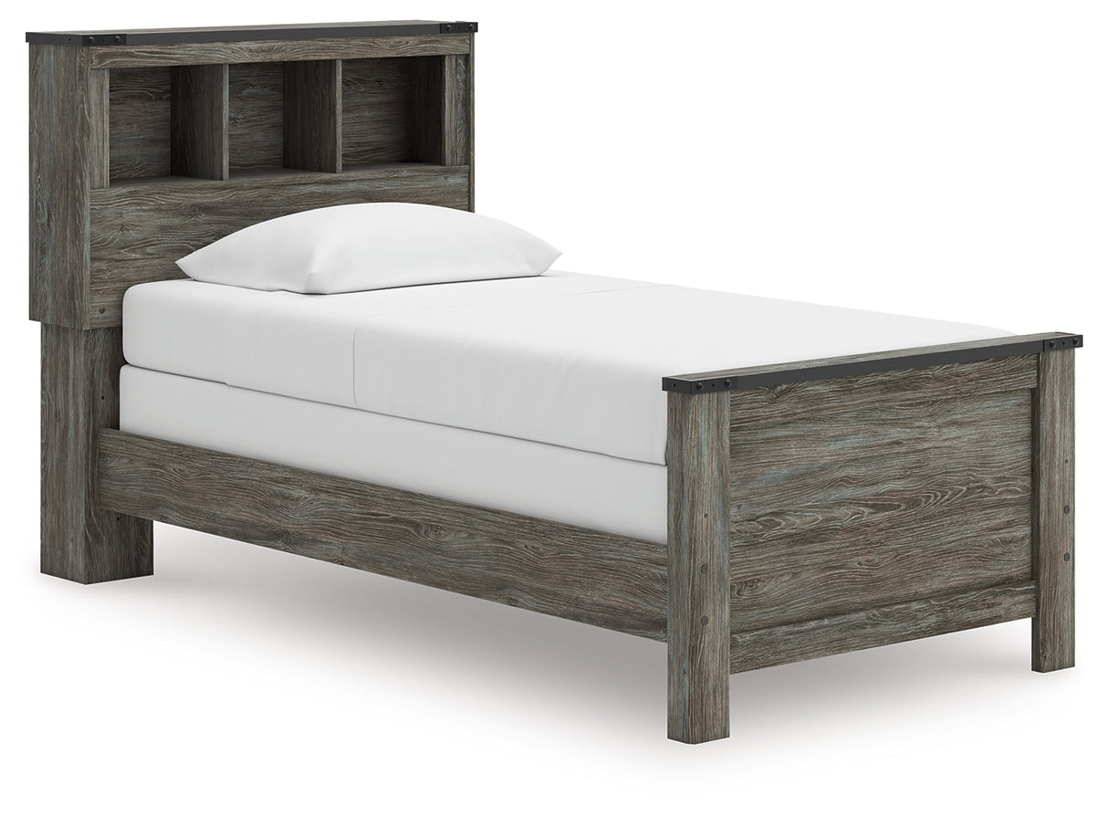 Frandern Twin Bookcase Bed, Dresser and Mirror from Ashley - Luna Furniture