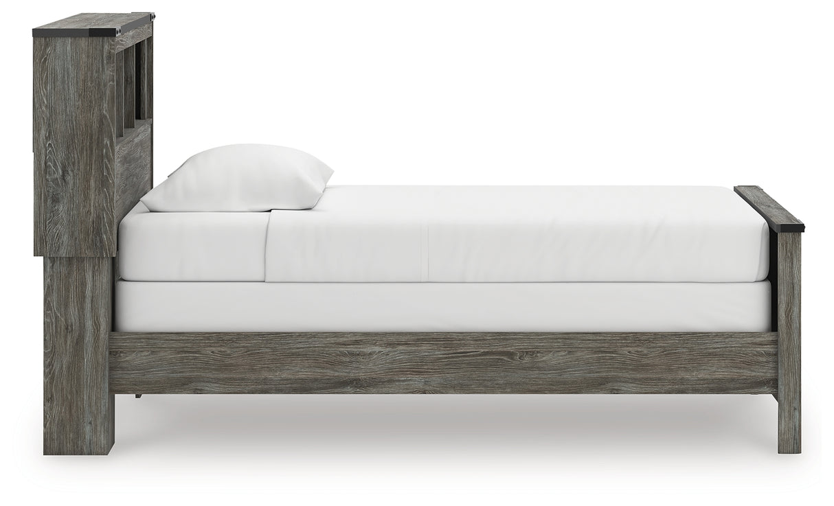 Frandern Twin Bookcase Bed, Dresser and Mirror from Ashley - Luna Furniture