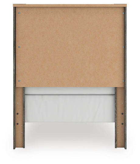 Frandern Twin Panel Bed, Dresser and Mirror from Ashley - Luna Furniture