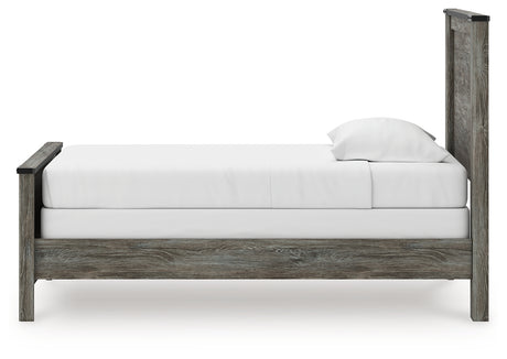 Frandern Twin Panel Bed, Dresser and Mirror from Ashley - Luna Furniture