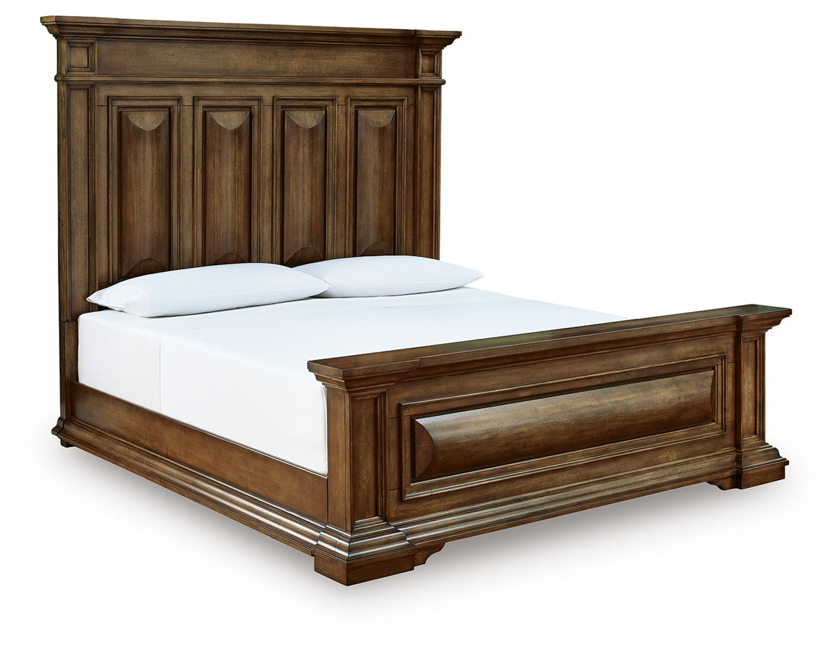 Frantanna Brown California King Panel Bed from Ashley - Luna Furniture