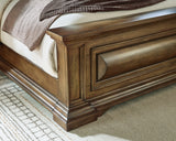 Frantanna Brown California King Panel Bed from Ashley - Luna Furniture