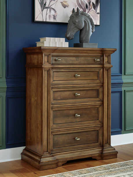 Frantanna Brown Chest of Drawers from Ashley - Luna Furniture