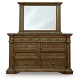 Frantanna Brown Dresser and Mirror from Ashley - Luna Furniture