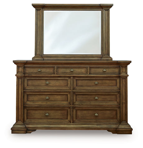 Frantanna Brown Dresser and Mirror from Ashley - Luna Furniture