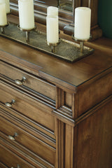 Frantanna Brown Dresser and Mirror from Ashley - Luna Furniture