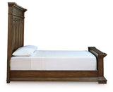 Frantanna Brown King Panel Bed from Ashley - Luna Furniture