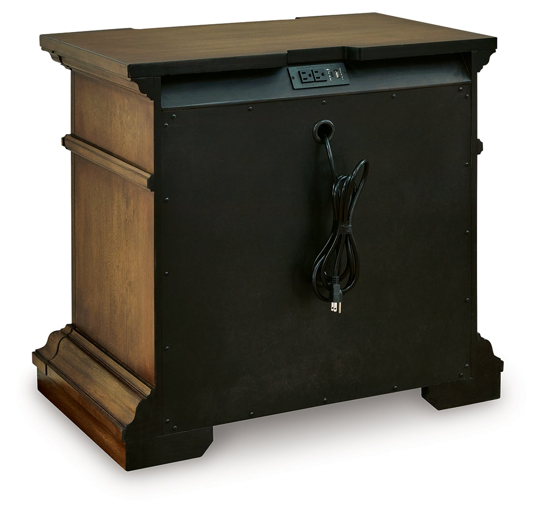 Frantanna Brown Nightstand from Ashley - Luna Furniture