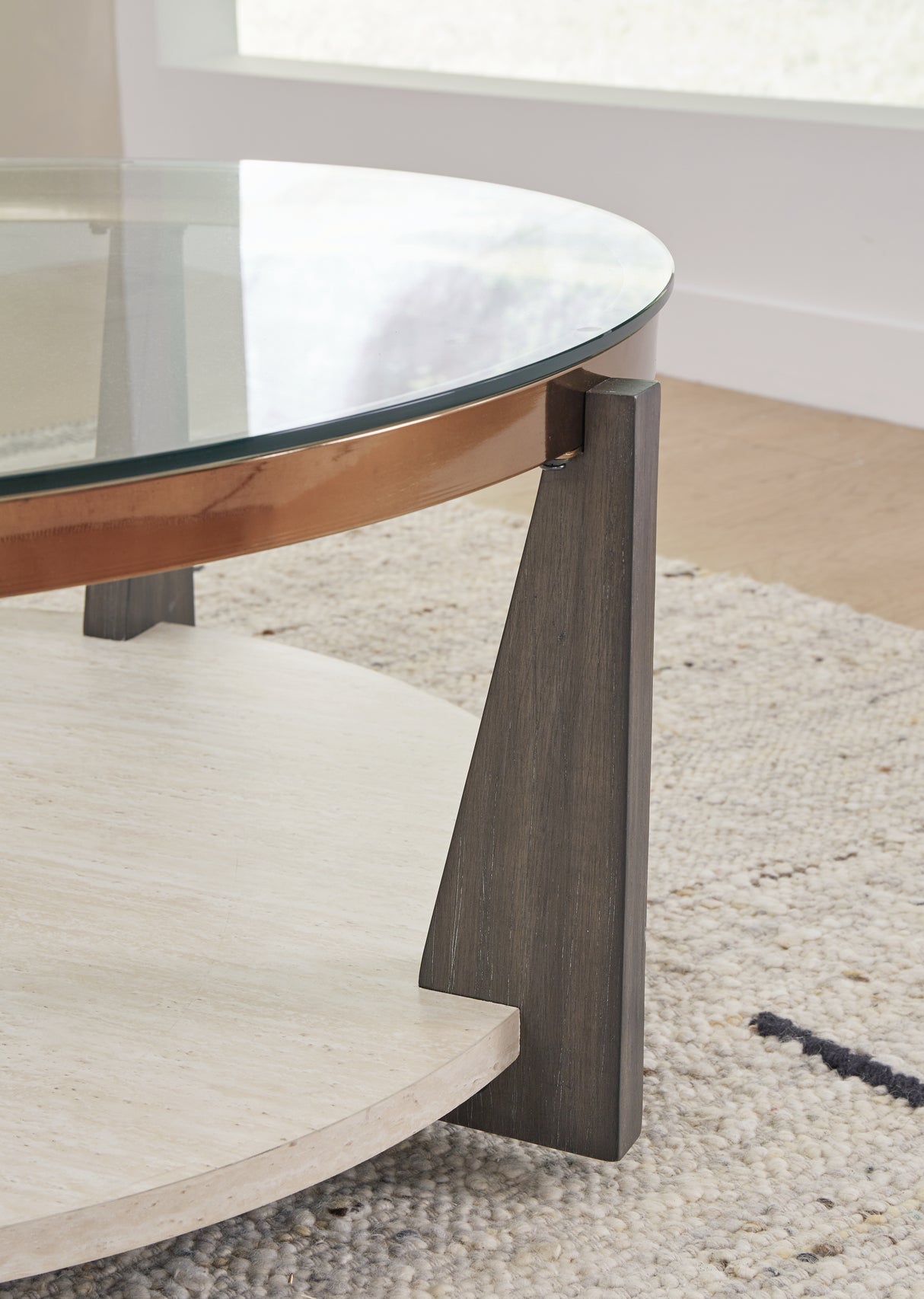 Frazwa Coffee Table with 2 End Tables in Multi from Ashley Furniture - Luna Furniture