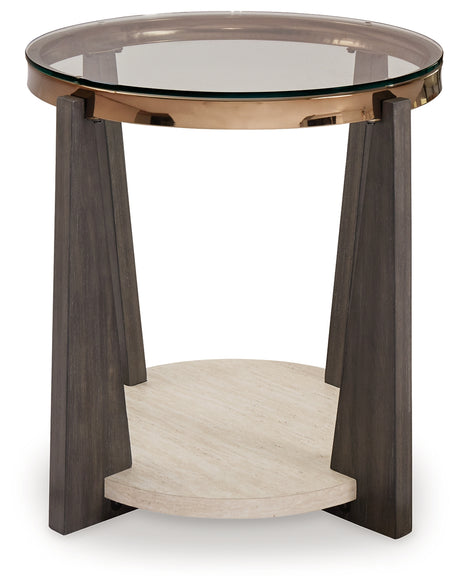 Frazwa Coffee Table with 2 End Tables in Multi from Ashley - Luna Furniture