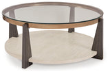 Frazwa Coffee Table with 2 End Tables in Multi from Ashley Furniture - Luna Furniture