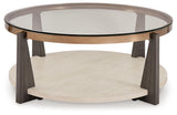 Frazwa Coffee Table with 2 End Tables in Multi from Ashley Furniture - Luna Furniture