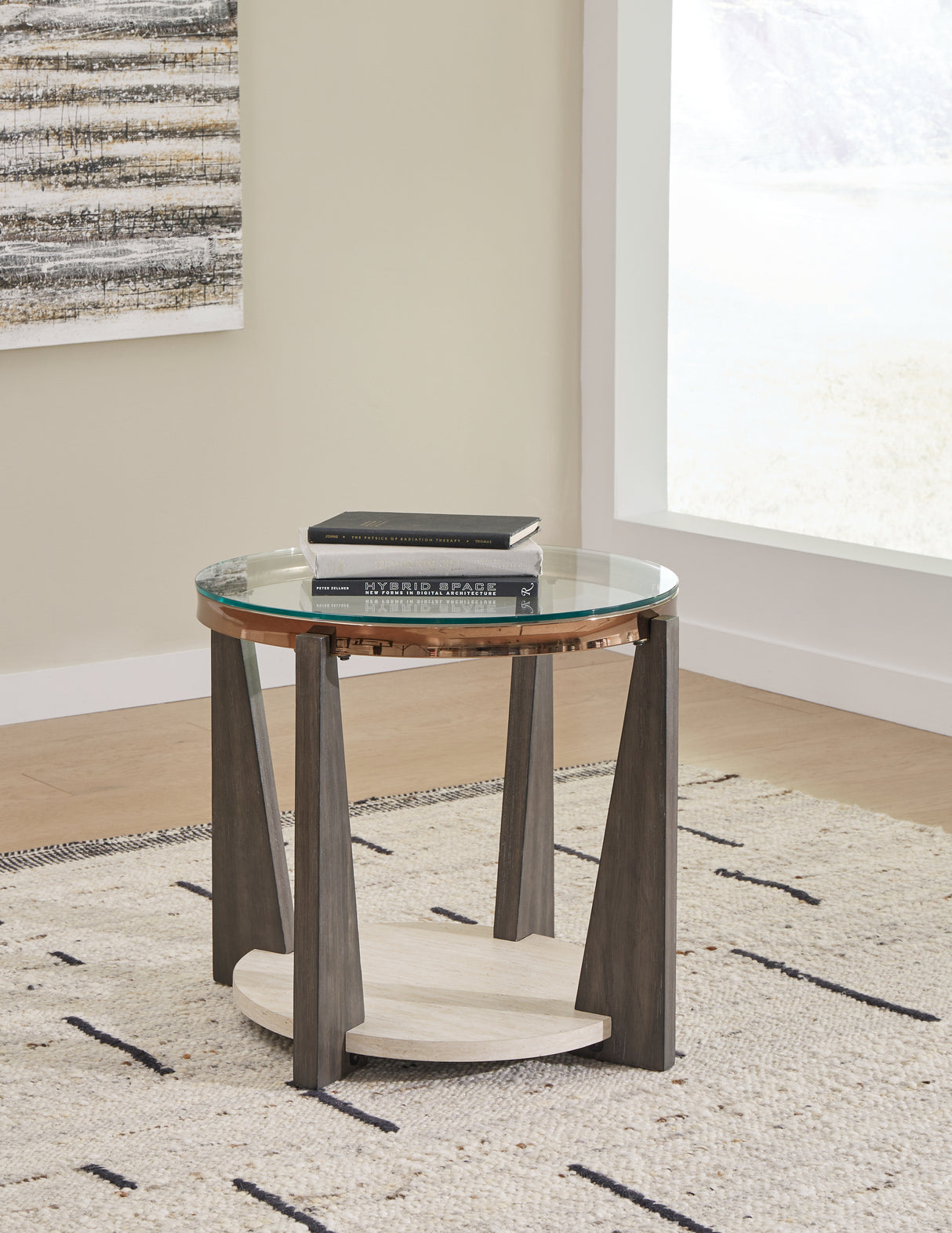 Frazwa Coffee Table with 2 End Tables in Multi from Ashley Furniture - Luna Furniture