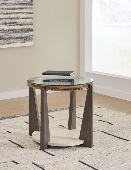 Frazwa Coffee Table with 2 End Tables in Multi from Ashley - Luna Furniture