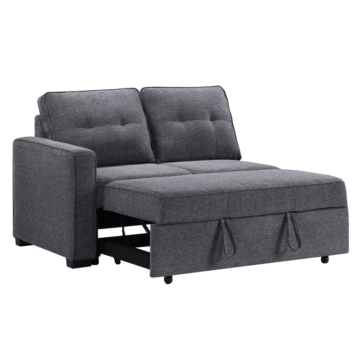 Noah Gray Convertible Sleeper Loveseat from Steve Silver - Luna Furniture