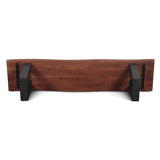 Reed 68" Bench in Light Sequoia with Gunmetal Legs, Set of 2 from Home Trends & Design - Luna Furniture