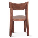 Reed 19" Wood Dining Chair in Light Sequoia, Set of 2 from Home Trends & Design - Luna Furniture