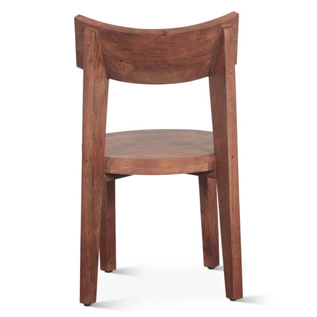 Reed 19" Wood Dining Chair in Light Sequoia, Set of 2 from Home Trends & Design - Luna Furniture