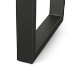 Reed 79" Dining Table in Light Sequoia with Gunmetal Legs from Home Trends & Design - Luna Furniture