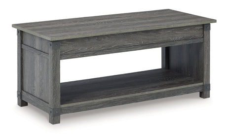 Freedan Coffee Table with 2 End Tables in Grayish Brown from Ashley - Luna Furniture
