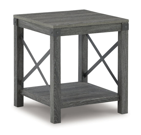 Freedan Coffee Table with 2 End Tables in Grayish Brown from Ashley - Luna Furniture