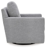 Freybourne Pewter Swivel Accent Chair from Ashley - Luna Furniture