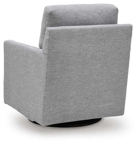Freybourne Pewter Swivel Accent Chair from Ashley - Luna Furniture
