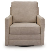 Freybourne Twill Swivel Accent Chair from Ashley - Luna Furniture