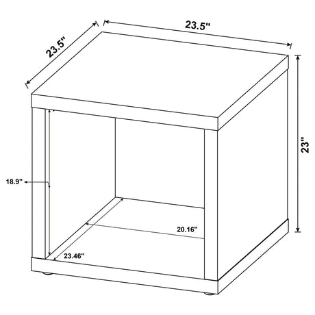 Frisco Dark Pine 2-Piece Coffee and End Table Set from Coaster - Luna Furniture