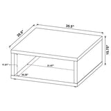 Frisco Dark Pine 2-Piece Coffee and End Table Set from Coaster - Luna Furniture