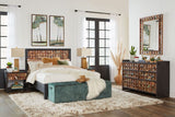 D'Orsay Green Velvet 79" Upholstered Bench