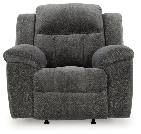 Frohn Graphite Reclining LoveSeat and 2 Recliners from Ashley Furniture - Luna Furniture