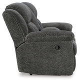 Frohn Graphite Reclining LoveSeat and 2 Recliners from Ashley Furniture - Luna Furniture