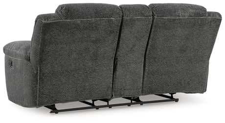 Frohn Graphite Reclining LoveSeat and 2 Recliners from Ashley Furniture - Luna Furniture
