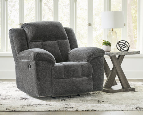 Frohn Graphite Reclining LoveSeat and 2 Recliners from Ashley Furniture - Luna Furniture