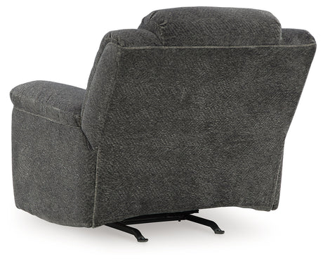 Frohn Graphite Reclining LoveSeat and 2 Recliners from Ashley Furniture - Luna Furniture